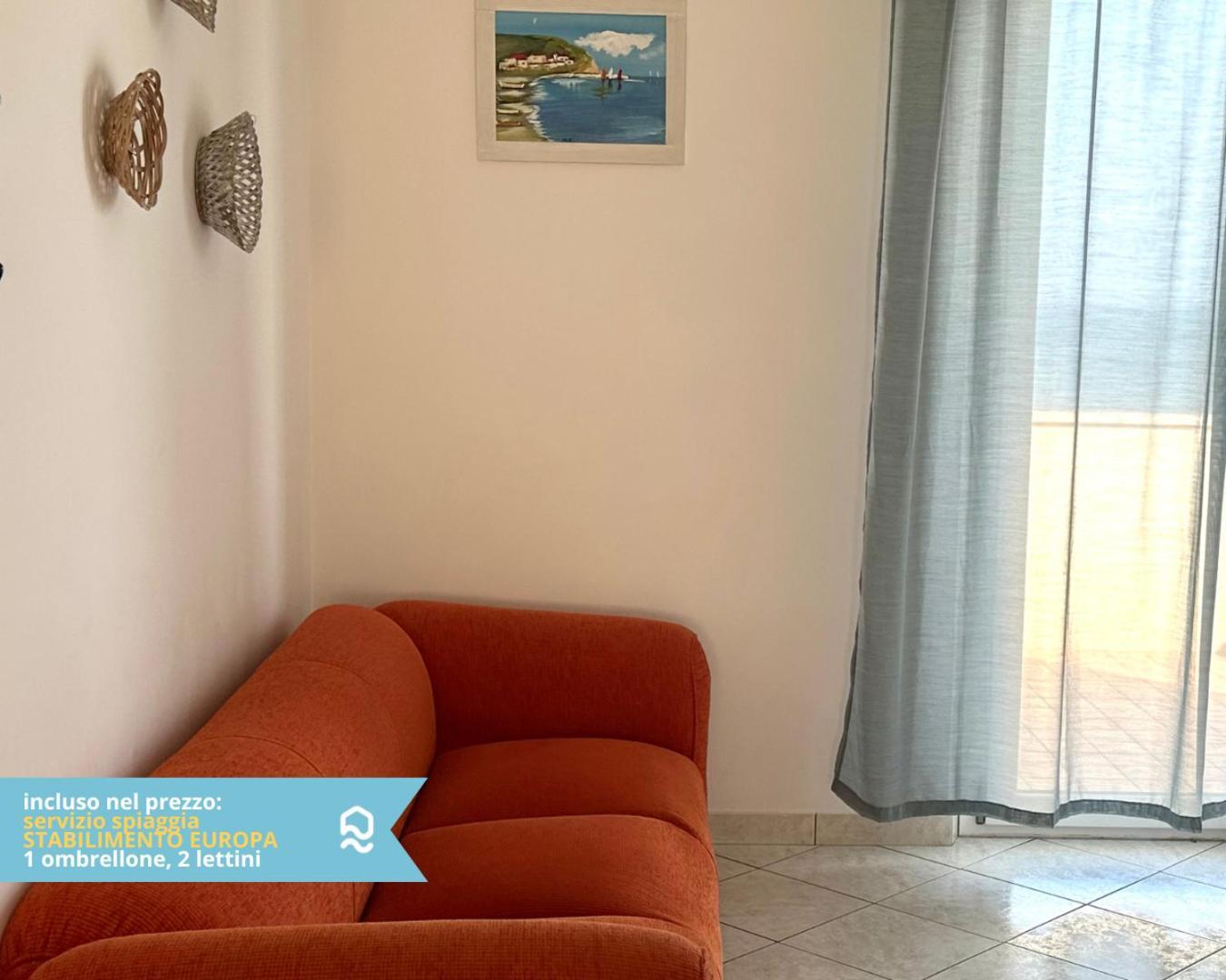 Rs321 - Marcelli, Trilocale Fronte Mare Con Spiaggia Inclusa المظهر الخارجي الصورة